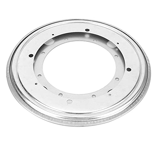 Drehende Schwenkplatte Zinkbeschichtung 360 ° Lager für Tischbürostühle Anzeigeständer (9-Zoll-verzinkter runder Plattenspieler) von MMABEUTF