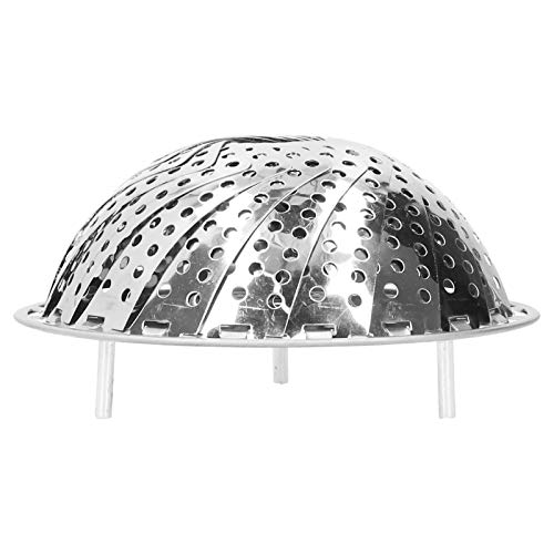 Edelstahl Retractable Dampfplattenregal Langlebiger Haushaltskorb für Obst Gemüsekochen Edelstahl Retractable Dampfplattenregal Langlebiger Haushaltskorb für Obst Gemüsekochen von MMABEUTF