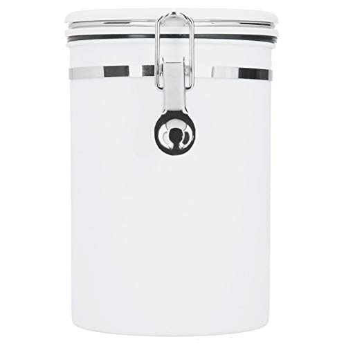 Edelstahl versiegelter Kanister Kaffee Mehl Zuckerbehälter Lagerglas mit Freigabeventil (Große Größe) von MMABEUTF