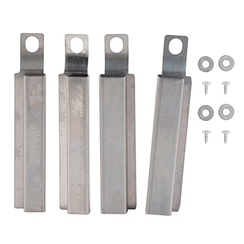 Einstellbare teleskopische Crossover -Röhrchen aus rostfreiem Stahl für Charbroil Easy Installation Gasgrill, 4PCS von MMABEUTF
