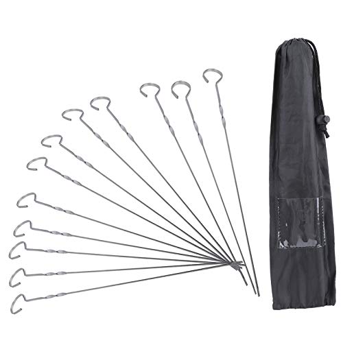 Für Edelstahl, 14in BBQ Spieße Set, tragbar, Outdoor Grill Zubehör Für Edelstahl, 14in BBQ Spieße Set, tragbar, Outdoor Grill Zubehör von MMABEUTF
