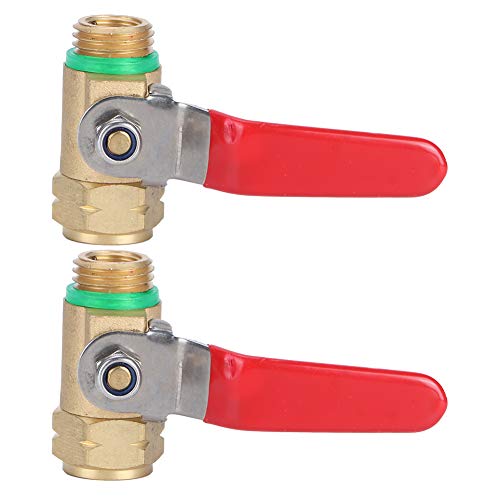 Für G3/8in, für Kupferkugelventil, weiblicher/männlicher Gewinde, roter Hebelgriff, DN10, Absperrventilschalter, Sprühteile Für G3/8in, für Kupferkugelventil, weiblicher/männlicher Gewinde, roter Hebelgriff, DN10, Absperrventilschalter, Sprühteile von MMABEUTF