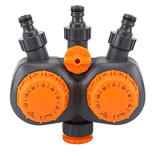 Für Garten für G3/4 '' Double Head -Bewässerung mechanischer Timer -Wert -Wertschalter Wasservertreter Für Garten für G3/4 '' Double Head -Bewässerung mechanischer Timer -Wert -Wertschalter Wasservertreter von MMABEUTF
