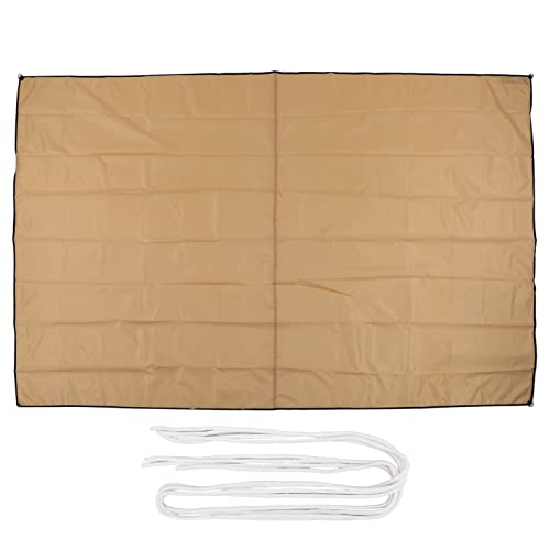 Für Sun Shade Segel, uV -resistente Faltbare tragbare, leicht zu pflegende, Schwimmbad im Freiengärten im Außenbereich (4 Ecken) von MMABEUTF