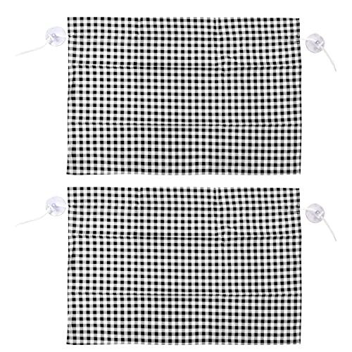 Für das Auto für das Netzdesign 2PCS Anti -Auto -Vorhang Seitenfenster Sonnenschatten mit Saugbecher (Schwarz) von MMABEUTF