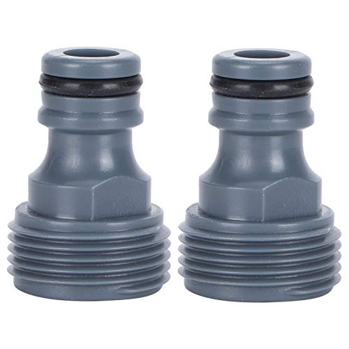 Für den schnellen Stecker für Gartenwässerung 2pcs Nippel G3/4 männlicher Gewindeschlauchrohradapter von MMABEUTF