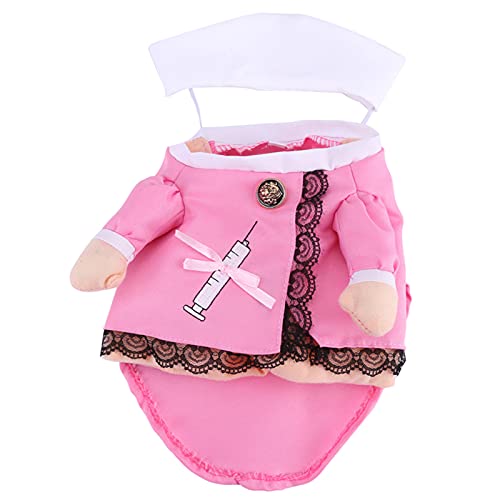 Für lustig, für Haustierpapler Hundekatze -Outfit, Cosplay -Krankenschwesterkleidung, Weihnachts -Halloween -Party -Kostüm (4) von MMABEUTF
