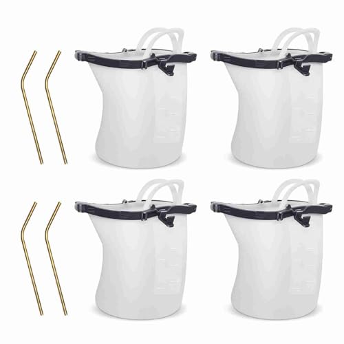Getränkebeutel 4pcs mit 4 Strohhalm 1,5 -l -Lebensmittelqualität Silikon wiederverwendbares Gefrierschrankschalter sicher für die Party im Freien Getränkebeutel 4pcs mit 4 Strohhalm 1,5 -l -Lebensmittelqualität Silikon wiederverwendbares Gefrierschrankschalter sicher für die Party im Freien von MMABEUTF