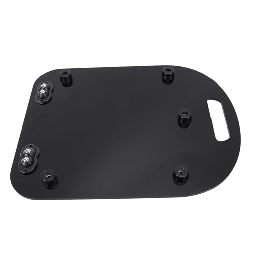 Handliches Schiebe-Tablett Elegantes Küchen-Arbeits platten-Gerät mit Griff und Schutz pads für TM5 TM6 Blender (Schwarz) von MMABEUTF