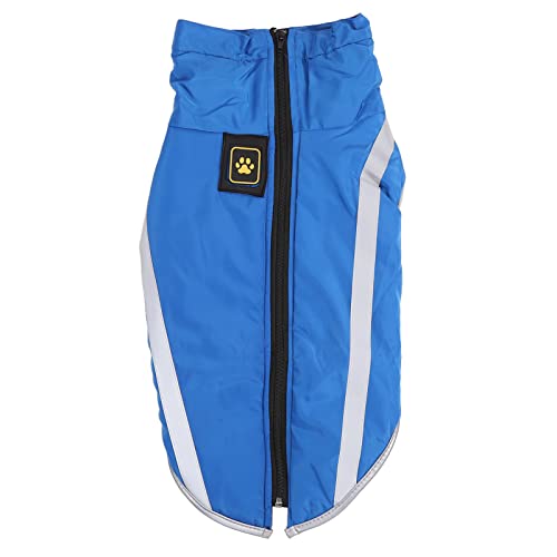 Hundejacke reflektierende Winter warme Haustier Kleidung große Hunde (Blau) von MMABEUTF