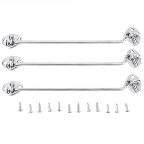 Kabine Privatsphäre Haken Augen verriegelung Edelstahl für Fenster Tor Hasp von MMABEUTF