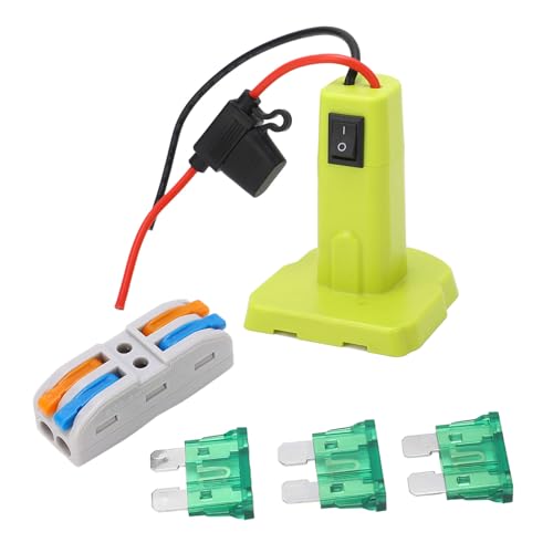Leistungsadapter -Sicherungen Drahtanschlüsse für P102 P103 P104 P105 P107 P108 P109 18V Batterie Upgraded Security ABS -Material einfach zu bedienen Leistungsadapter -Sicherungen Drahtanschlüsse für P102 P103 P104 P105 P107 P108 P109 18V Batterie Upgraded Security ABS -Material einfach zu bedienen von MMABEUTF
