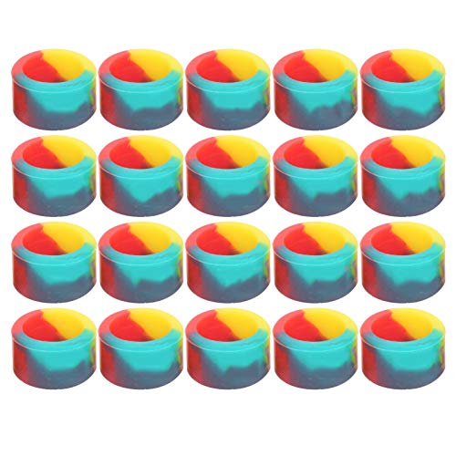 MMABEUTF 20pcs Angelrutenstopp Ring 3 Farben Pole Antiskid Kreis Gummi -Silikonfischerei Tackle (M 300 ml 6,8x9.3cm / 2,7x3.7in) von MMABEUTF