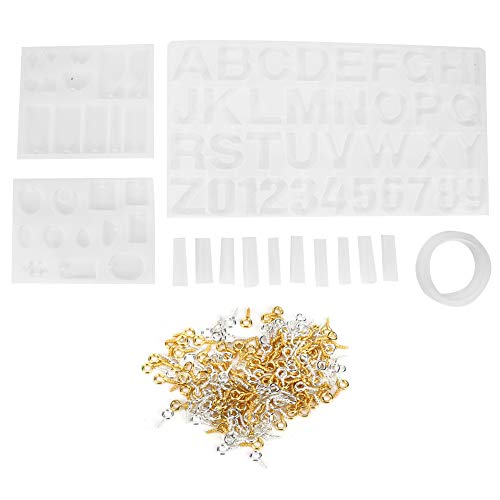 MMABEUTF DIY -Schmuckhandwerk Accessoire Silikonform Kit Komplett Set für Ohrringe Halsketten Armbänder [Handwerksherstellung] CA von MMABEUTF