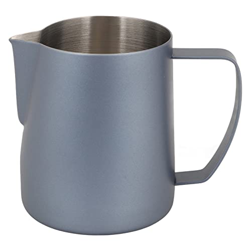 MMABEUTF Edelstahl Kaffee Milch Schaum Tasse Krug Latte Art 700ml (Marineblau) von MMABEUTF