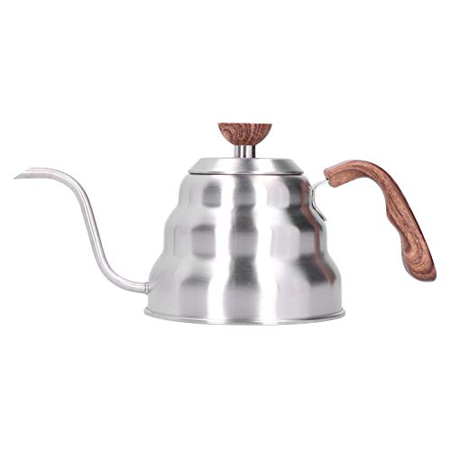 MMABEUTF Edelstahl gießen über Kaffee Tee Wasserkocher Gänsehals uf Töpfe Küchengeräte (1l) von MMABEUTF