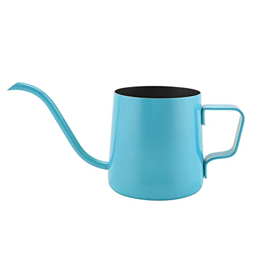 MMABEUTF Edelstahlkaffee Tropftopf Kettlenarrow Spout für kontrolliertes Gießen und köstliches Brauen (Blau) von MMABEUTF