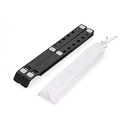 MMABEUTF Für Aluminiumlegierung, für Schreibtisch, Faltbare und tragbare Laptop -Ständer - Computerständer - Kühlregal (Schwarz) von MMABEUTF