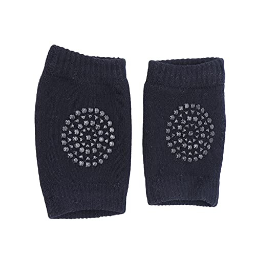 MMABEUTF Für Babys für atmungsaktive, kriechende Knieschalter und Ellbogenbeinwärmer für Kleinkinder (Marineblau) von MMABEUTF