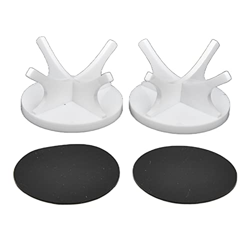 MMABEUTF Für Golf, für 2PCS Golf Ball Rack - hohe Stabilität, Starke Festigkeit - Einfacher Baseball -Displayständer (Weiß 2 Pack) von MMABEUTF