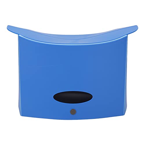 MMABEUTF Für Plastik, zum Klapphocker, Dicke haltbare, leichte tragbare mit dem Griffdesign für Outdoor/Innenräume (Blau) von MMABEUTF