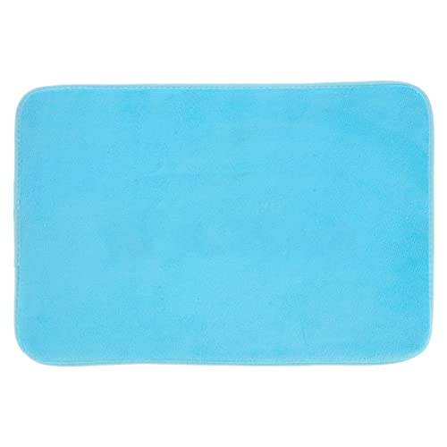 MMABEUTF Für einen eleganten Stil, für Bodenmatte, langsamer Abpraller, absorbierende, Nicht schlupfhafte, für den Heimzug (Himmelblau) von MMABEUTF