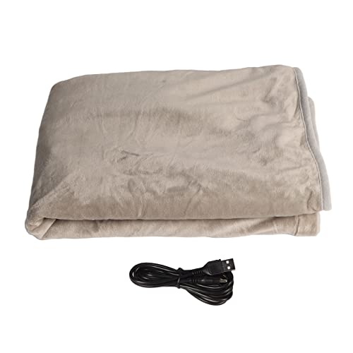 MMABEUTF Für erhitzte Decke, USB 5V 2A, Flanellmaterial, weiche bequem (Grau) von MMABEUTF