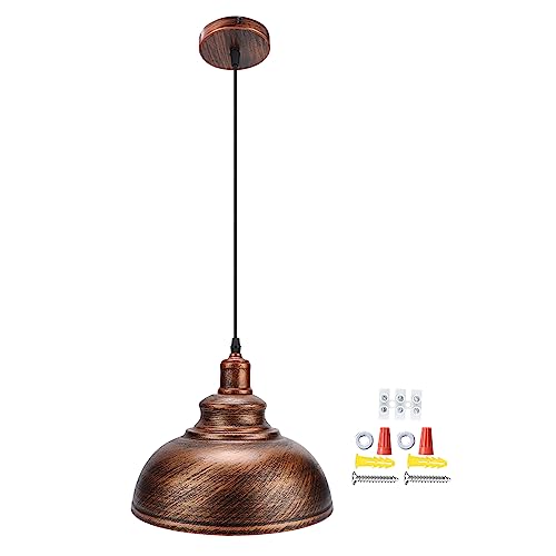 MMABEUTF Moderner Stil Industrie -Topf -Abdeckung Anhängerlampe für Esszimmerstudien Deckenleuchte Dekorationen (Bronze fegen) von MMABEUTF