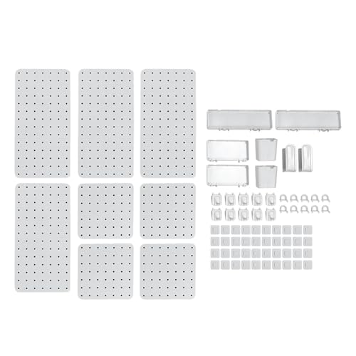MMABEUTF Pegboard Combination Kit Platz sparende Multifunktions -Wandorganisatorin für den Küchenhaushalt (Set 12) von MMABEUTF