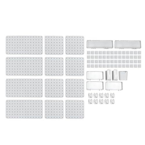 MMABEUTF Pegboard Combination Kit Platz sparende Multifunktions -Wandorganisatorin für den Küchenhaushalt (Set 8) von MMABEUTF