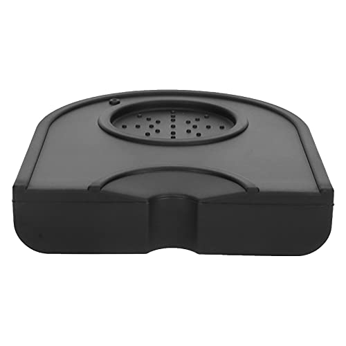 MMABEUTF Premium-Silikon-Kaffeestamper-Halter-Pad Nicht-Schlupfmatte für Barista Workbench Schwarz (Schwarze Trompete) von MMABEUTF