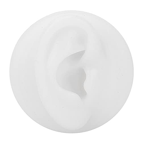 MMABEUTF Silikonohrmodell -Praxis -Werkzeug für Akupunktur -Ohr -Piercing visueller Hilfe lehren (Rechtsohr) von MMABEUTF