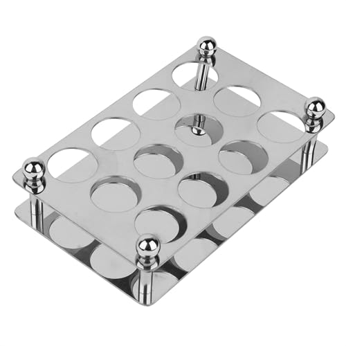 MMABEUTF Weinglasregal Edelstahl -Stammwarenhalter Display Trockenstange 12 Löcher Küchenstangen von MMABEUTF