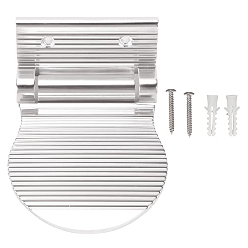 MMABEUTF Zum Rasieren, zum Rasieren von Duschbein, faltbares Design, korrosionsbeständige Aluminiumlegierung, Schraubenverbesserung, Schraubinstallation (Silber) von MMABEUTF