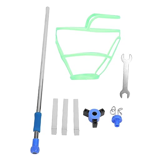 MMABEUTF für IV -Ständer, regulierbare Höhe, Boden, Edelstahl, dreieckige dicke Stangen, 4 Haken, IV -Beutelhalter von MMABEUTF