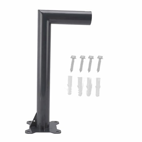 Montage-Kit, Aluminium Legierung Heavy Duty, für Satelliten-Internet-Dish-Pole, Dachwand nutzung (Lang) von MMABEUTF