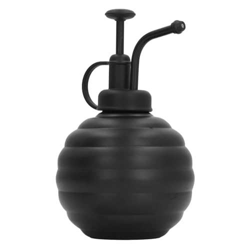 Pflanze Mister - 400 ml Edelstahlspray -Sprühflasche mit Toppumpe für Innenhausepflanzen und Garten im Freien (Schwarz) von MMABEUTF