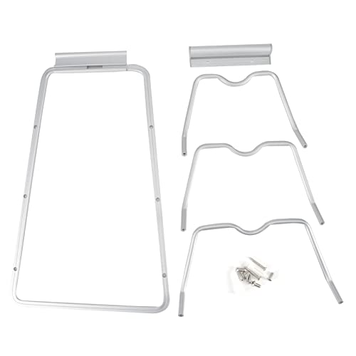 Pot Deckelhalter Organizer 3 -Tier -Wand -Rack -Küchenzubehör mit montiertem Rack (Gerade Platte ohne Wasserverbindungsplatte) von MMABEUTF