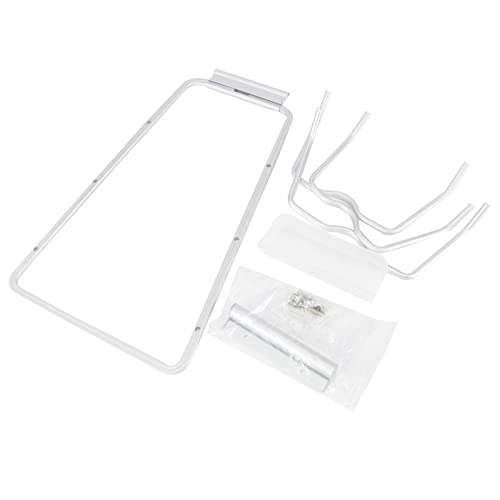 Pot Deckelhalter Organizer 3 -Tier -Wand -Rack -Küchenzubehör mit montiertem Rack (Gerade plattenplastische Wasserschale) von MMABEUTF