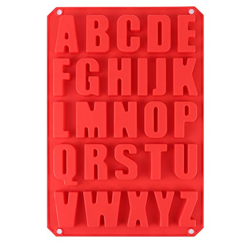 Rechteckiges Alphabet Silikonkuchenform Nicht-Stall-Eisschalen Küche Backwerkzeug Bäckerei rot Rechteckiges Alphabet Silikonkuchenform Nicht-Stall-Eisschalen Küche Backwerkzeug Bäckerei rot von MMABEUTF