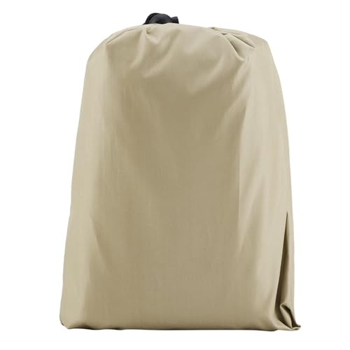 Runde Tischstaubbedeckung im Freien wasserdichte Garten Terrassenmöbelabdeckungen (Beige) von MMABEUTF