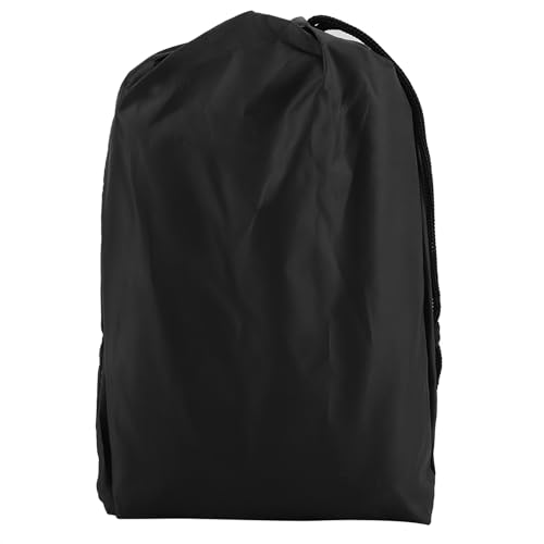 Runde Tischstaubbedeckung im Freien wasserdichte Garten Terrassenmöbelabdeckungen (Schwarz) von MMABEUTF