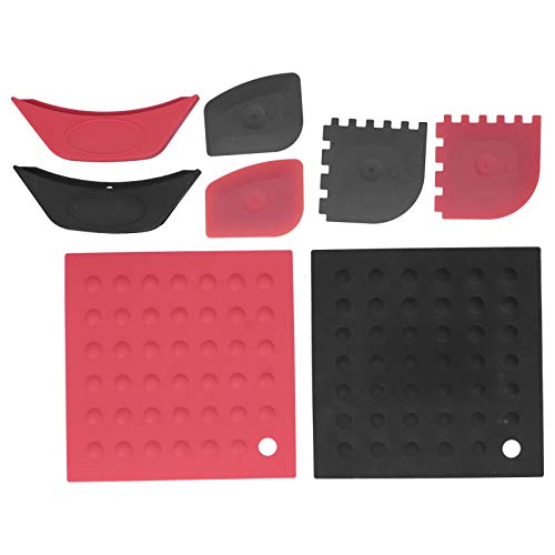 SILIKON TOPF HALTER SCRAPER KIT ANTI-SCALDING HOME KÜCHE von MMABEUTF