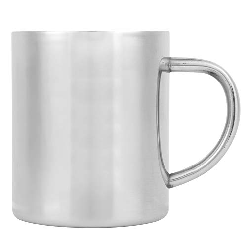 Tragbare Doppelschicht -Edelstahl - -Isolierung Kaffeetasse Milchbecher mit 400 ml von MMABEUTF