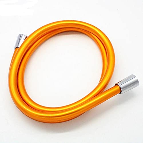 MMDSNX PVC Flexibler Duschschlauch orange Schlauch für Handbrause Bad Sanitärschlauch Sanitärrohr-150cm von MMDSNX