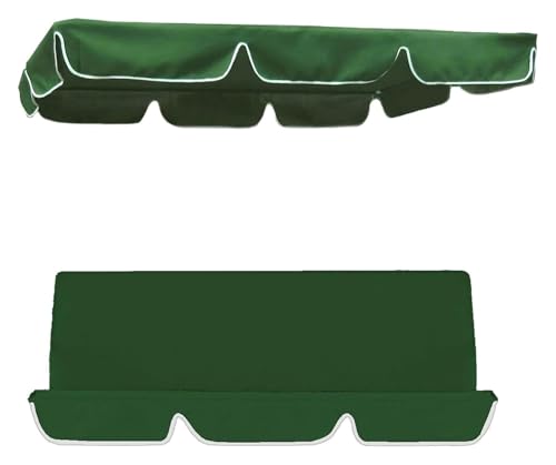 Hollywoodschaukel Dachbezug Allwetterschutz, Ersatz-Überdachung for Terrassenschwimmstühle, Ersatz-Abdeckung for Sitzmöbel, Ersatz-Abdeckung for die Veranda-Schaukel(98x72.8inch: (249x185cm)) von MMDXDLX