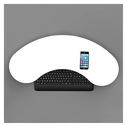 MMDXDLX Eck-Monitorständer Monitor-Desktop-Lift for Drucker/Computer/Laptop, Holz-Schreibtisch-Aufbewahrungs-Organizer-Display-Regale(White,7.5cm/3in Height) von MMDXDLX