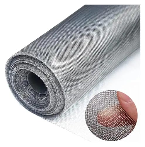 MMDXDLX Edelstahl Drahtgewebe Gewebtes Drahtgeflecht, schneidbares Stahlgittersieb for Windows-Türfilter(8mesh) von MMDXDLX