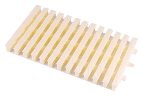 MMDXDLX Schwimmbad Gitter Entwässerung mit DREI Schnittstellen, 360 ° drehbar, Straßenrinnengitter, Entwässerung for Zäune, Gehwege(25x 100cm,6 Pieces) von MMDXDLX