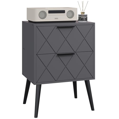 MLBZ09GU Beistelltisch mit 2 Schubladen, moderner Stil MLBZ09GU Beistelltisch mit 2 Schubladen, moderner Stil von MMEOLUOOK